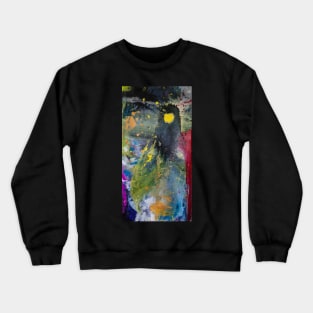 Colorful Vibrant Abstract Painting Crewneck Sweatshirt